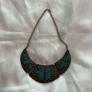 Elegant Multicolor Statement Necklace